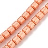 Electroplated Synthetic Non-Magnetic Hematite Beads Strands G-Z032-E02-06RG-1