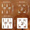 Plastic Drawing Painting Stencils Templates DIY-WH0172-1021-2