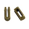Tibetan Style Alloy Letter Slide Charms TIBEB-Q055-21AB-NR-1