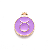 Alloy Enamel Pendants X-ENAM-S124-01A-01C-2
