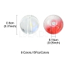 120Pcs 8 Colors Glass Beads GLAA-FS0001-42-5