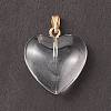 Spray Painted Glass Pendants X-GLAA-N035-016-A03-3