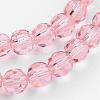 Transparent Glass Bead Strands GLAA-G013-8mm-87-3