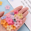 Frosted Acrylic Bead Caps X-MACR-S371-08A-5