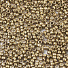 Electroplate Glass Seed Beads SEED-S042-01A-04-3
