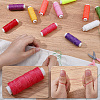 12 Rolls 12 Colors Round Waxed Polyester Twisted Cord YC-CL0001-03A-6