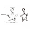 Tibetan Style Alloy Charms X-LF10651Y-NF-2