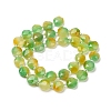 Dyed Natural White Jade Beads Strands G-C116-A181-01C-3