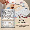 Custom Stainless Steel Metal Cutting Dies Stencils DIY-WH0289-062-4