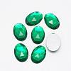 Acrylic Rhinestone Flat Back Cabochons GACR-Q011-30x40-12-1