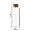 Glass Bottle CON-WH0085-70D-1