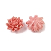 Synthetic Coral Dyed Carved Beads SHEL-Z003-03D-01-2