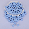 Round Silicone Focal Beads SI-JX0046A-86-1