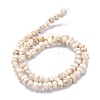 Natural Magnesite Beads Strands X-TURQ-P001-02A-11-2