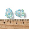 Handmade Foil Lampwork Bumpy Beads Strands FOIL-Z001-05A-4