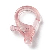 Transparent Plastic Lobster CLaw Clasps KY-H005-A08-2