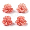 Synthetic Shell Dyed Carved Beads SHEL-H005-16-1