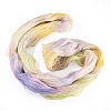 1 Skein 80% Wool 20% Acrylic Fiber Rainbow Segment Dyed Yarn OCOR-TA0003-02E-3