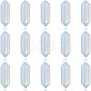 CHGCRAFT Faceted Bullet Opalite Double Terminated Pointed Beads G-CA0001-57-1