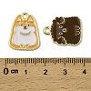Alloy Enamel Pendants X-FIND-I064-04G-02-3