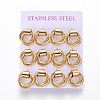 304 Stainless Steel Stud Earrings EJEW-L241-03G-3