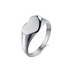 Heart 304 Stainless Steel Finger Rings for Women FS-WGDCCF4-02-3