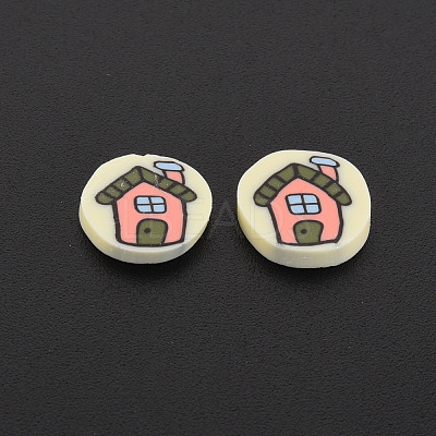 Handmade Polymer Clay Cabochons CLAY-N006-137-1
