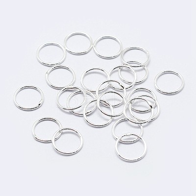 925 Sterling Silver Soldered Closed Jump Rings STER-F036-03S-1x9-1