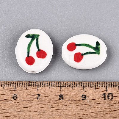 Handmade Porcelain Beads PORC-Q005-12A-1