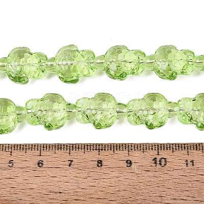 Transparent Glass Beads Strands DGLA-N021-02A-09-1