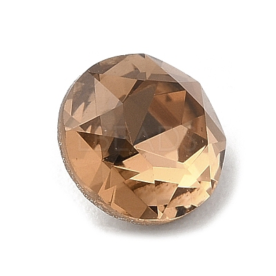 Pointed Back & Back Plated Glass Rhinestone Cabochons GLAA-B012-60A-1
