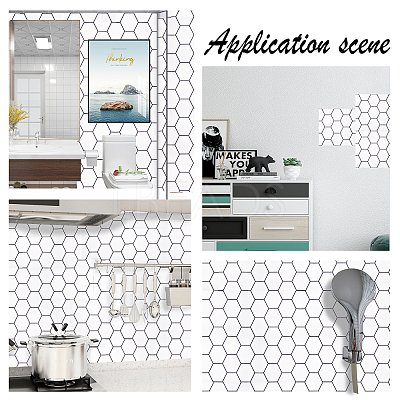 PVC 3D Anticollision Wall Stickers Brick Pattern Stickers DIY-WH0217-17A-1