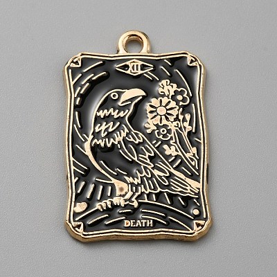 Alloy Enamel Pendants ENAM-WH0064-24F-1