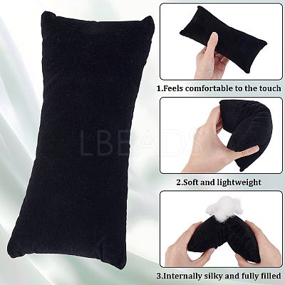 2Pcs Velvet Watch Pillow Jewelry Displays ODIS-BBC0001-07B-1