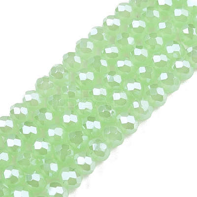 Electroplate Glass Beads Strands EGLA-A044-J4mm-A08-1