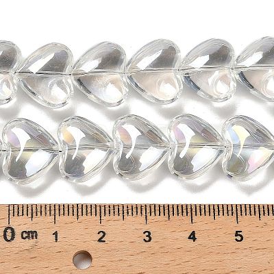 Electroplate Glass Beads Strands EGLA-B008-01A-AB01-1