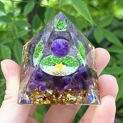Orgonite Pyramid Resin Energy Generators PW-WG84C79-01-1