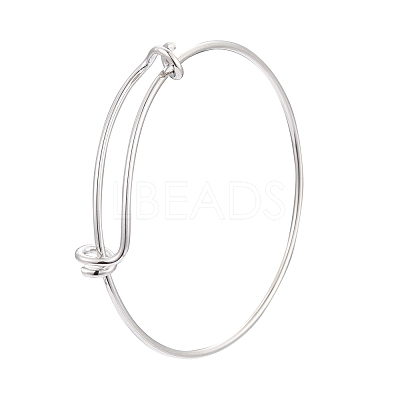 10Pcs 5 Color Adjustable Brass Expandable Bangle Making BJEW-LS0001-02-1