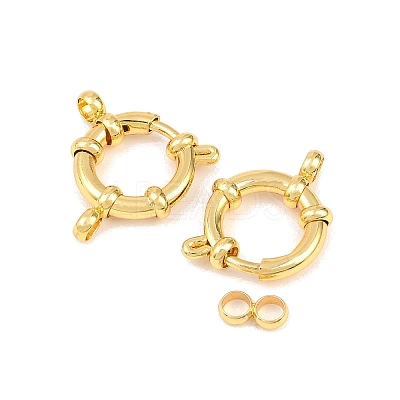 Ion Plating(IP) Stainless Steel Spring Ring Clasps STAS-G347-17B-G-1