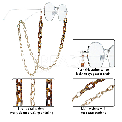 Eyeglasses Chains AJEW-NB0002-03-1