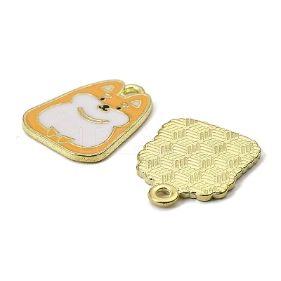 Alloy Enamel Pendants FIND-I064-04G-02-1
