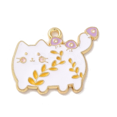 Alloy Enamel Pendants ENAM-147-04C-G-1