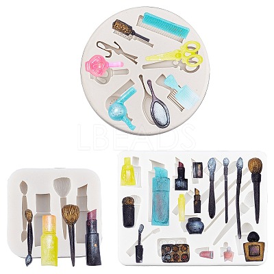 DIY Makeup Tools Silicone Molds Kits DIY-GF0002-34-1
