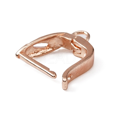 6Pcs Brass Hoop Earring Findings KK-WH0047-52RG-1