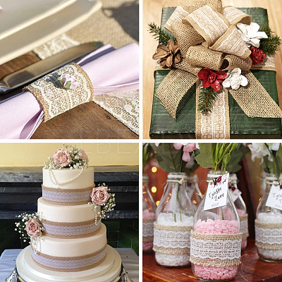 3 Rolls 3 Styles Burlap Ribbon OCOR-TA0003-89-1