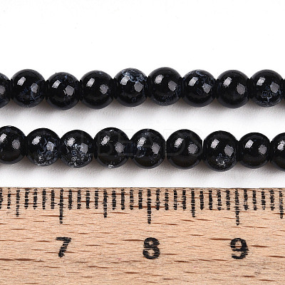 Baking Paint Glass Beads Strands DGLA-N003-4mm-A10-1