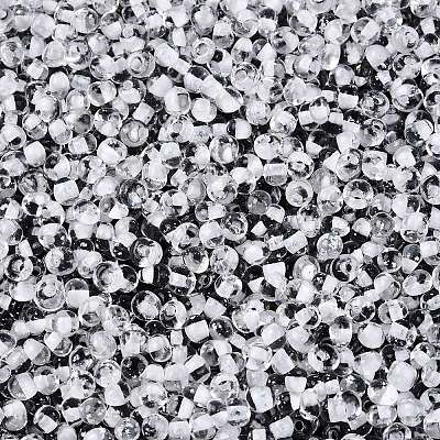 8/0 Inside Colours Transparent Glass Seed Beads X1-SEED-T007-06B-1