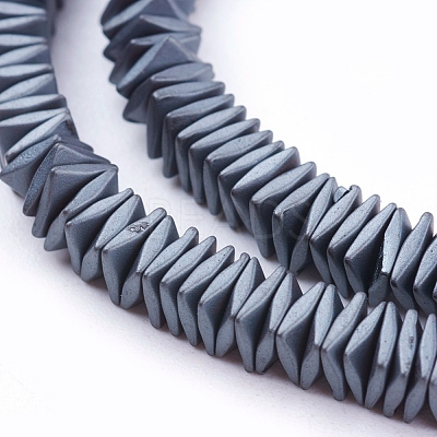 Non-magnetic Synthetic Hematite Bead Strand G-E431-05-1