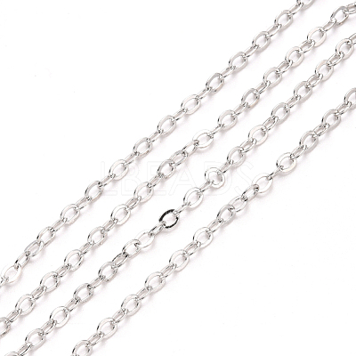 Brass Cable Chains CHC-T008-06B-P-1
