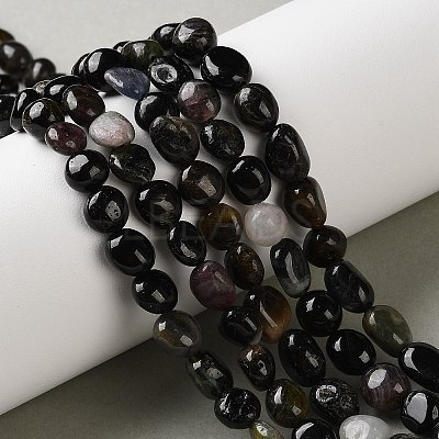 Natural Tourmaline Beads Strands G-C268-A02-8x10mm-1